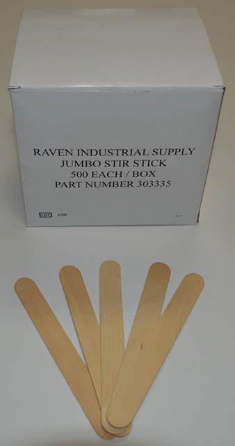 6 Wood Tongue Depressors, Extra Thick - Raven Supply